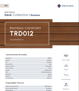 FT TRD012 – Deck Bamboo Caramelo