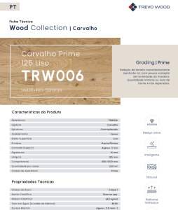 FT TRW006 Carvalho Prime 125 Liso