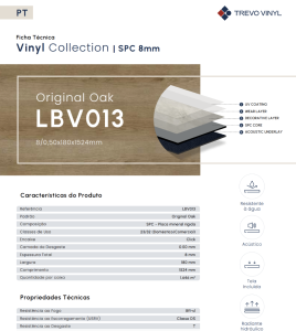 FT LBV013 8mm Original Oak SPC
