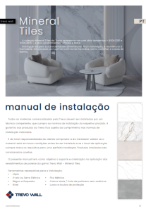 Manual Instalação Trevo Wall Mineral Tiles