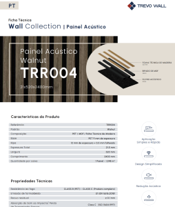 FT TRR0004 – Painel Acústico Walnut