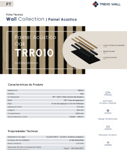 FT TRR0010 – Painel Acústico Oak