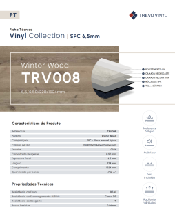 FT TRV008 6,5mm Winter Wood SPC
