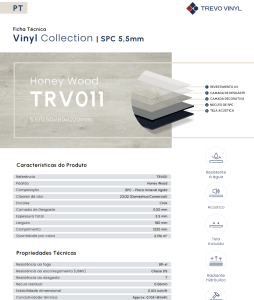 FT TRV011 – Honey Wood 5,5mm SPC