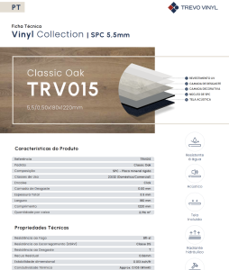 FT TRV015 – Classic Oak 5,5mm SPC