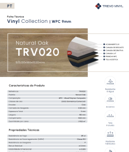 FT TRV020 9mm Natural Oak WPC