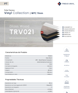 FT TRV021 9mm Glass Wood WPC