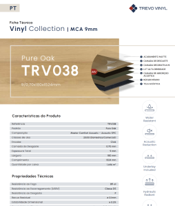 FT TRV038 9mm Pure Oak MCA