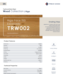 FT TRW002 Riga Face 150 Escovado