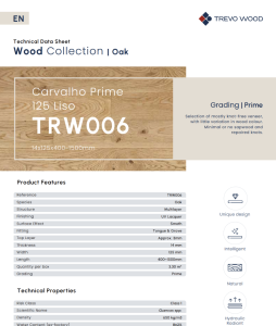 FT TRW006 Carvalho Prime 125 Liso