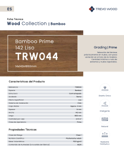 FT TRW044 Bamboo Prime 142 Liso