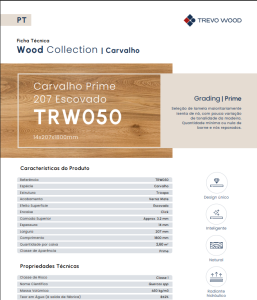 FT TRW050 Carvalho Prime 207 Escovado