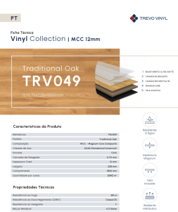 FT TRV049 12mm Traditional Oak MCC
