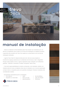 Manual de InstalaçãoTrevo Deck
